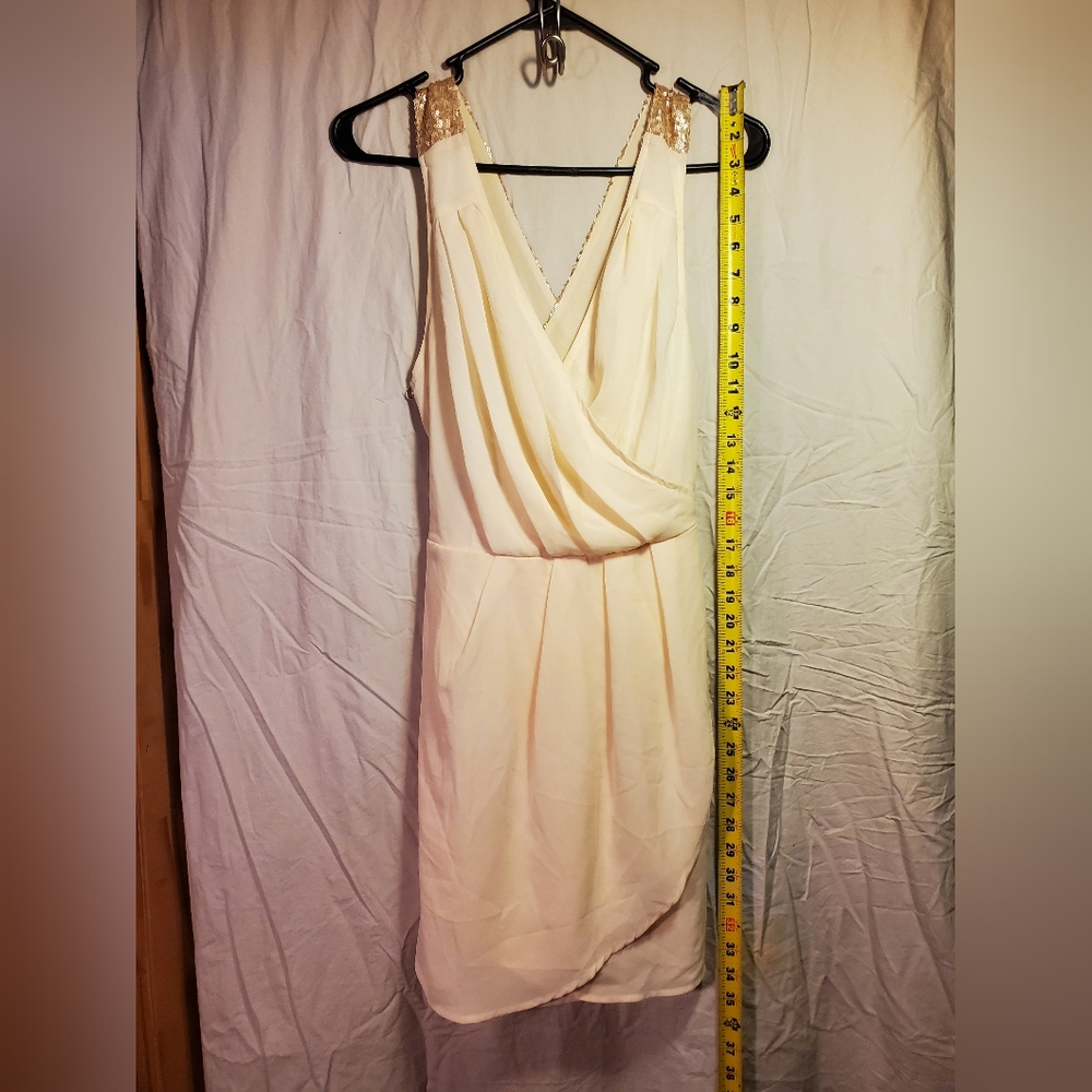 Cals Cream Halter Midi Gown